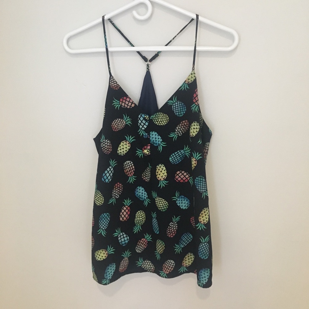 Pineapple Print Anthropologie Camisole